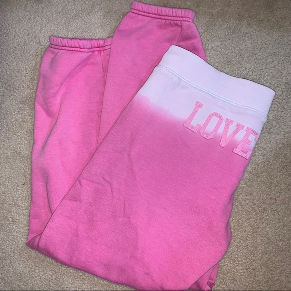 PINK Victoria's Secret Pants - LOVE PINK Tie Dye Sweatpants